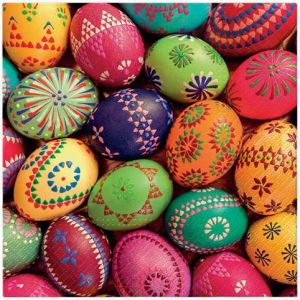 Ubrousky PAW TETE L (20ks) Eastern Wax Eggs