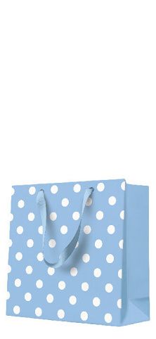 Papírová taška PAW CD  Dotsy Check blue