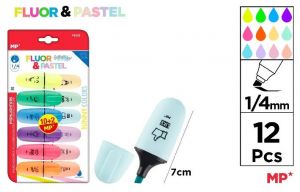 Zvýrazňovač 12 barev na blistru MINI