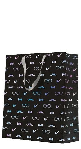 Papírová taška PAW střední Holographic Celebration