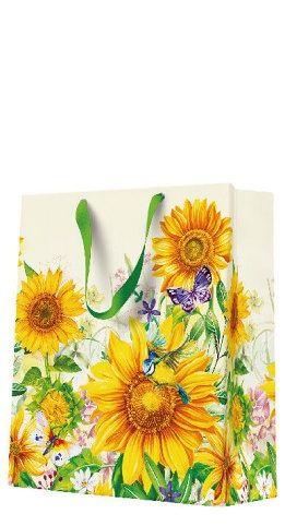 Papírová taška PAW střední Wild Sunflowers