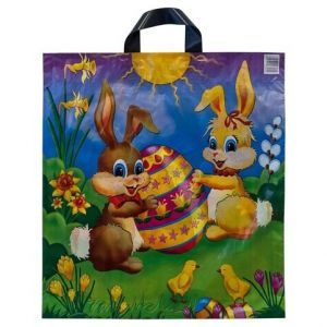 T-Velik. taška 44x50 PE Zajíc,Kuře/25/