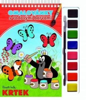 AKIM omalovánky A5 s barvami  Krtek 1