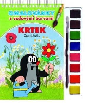 AKIM omalovánky A5 s barvami Krtek 3