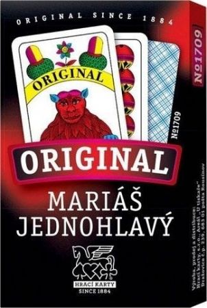 MEZUZA Karty MARIÁŠ 1709 jednohlavý papí