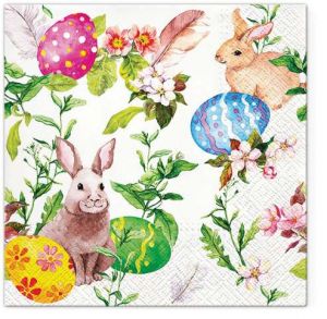 Ubrousky PAW TETE L (20ks) Boho Easter