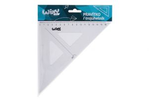 Trojúhelník s ryskou transparentní