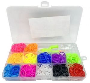 Zaplétací gumičky 390 ks v plastové krabičce