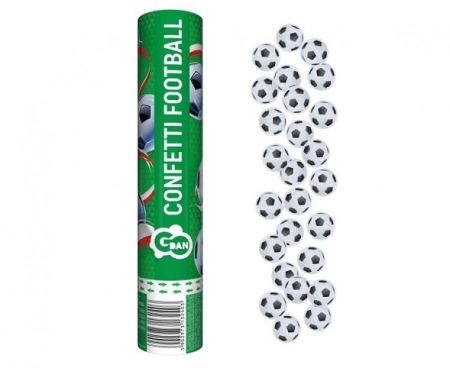 Vystřelovací konfety - fotbalový míč