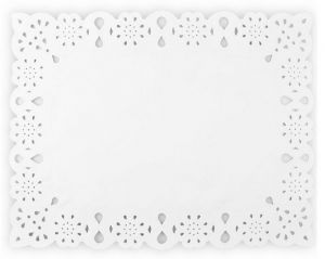 Dortová podložka papírová 30x40 cm 12 ks - obdélník