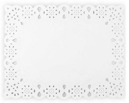 Dortová podložka papírová 30x40 cm 12 ks - obdélník