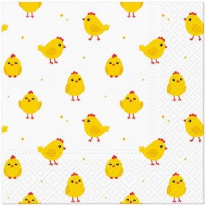 Ubrousky PAW TETE L (20ks) Cute Chicken