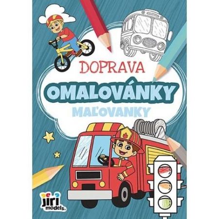 Omalovánky A5+ DOPRAVA 4569-2