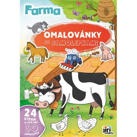 Omalovánky A4 se samolepkami - Farma 4250-9
