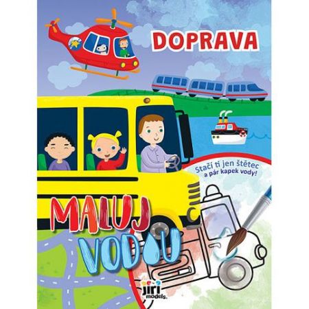Omalovánky A4 vodové Doprava 4077-2