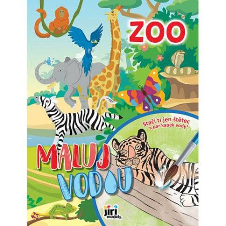 Omalovánky A4 vodové ZOO 4078-9