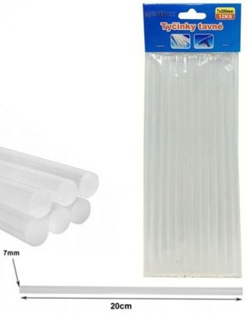 Lepidlo do tavné pistole 07 x 200 mm 12 ks