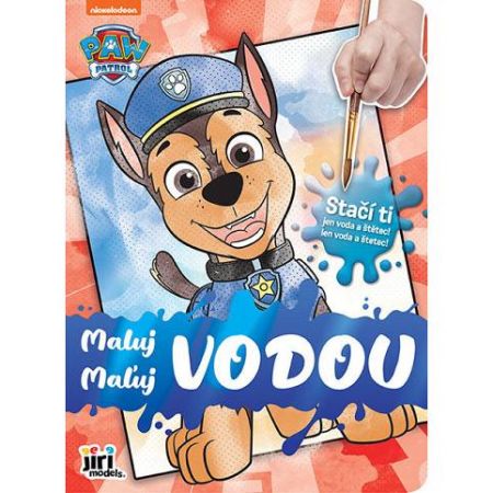 Omalovánky A4 maluj vodou Tlapková patrola