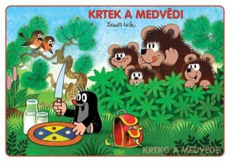 Omalovánky A5 - Krtek a medvědi