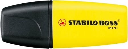 STABILO Zvýrazňovač - BOSS MINI - žlutá