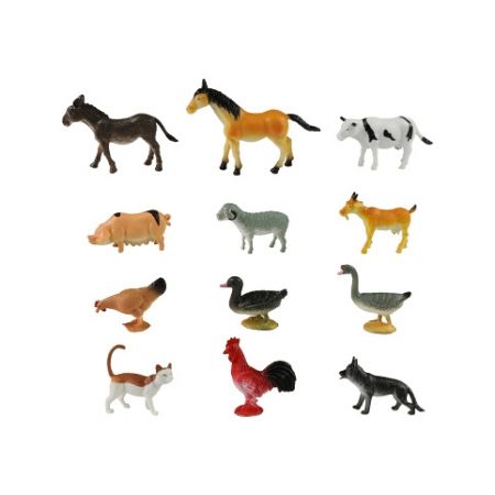 Zvířata domácí 12ks v sáčku