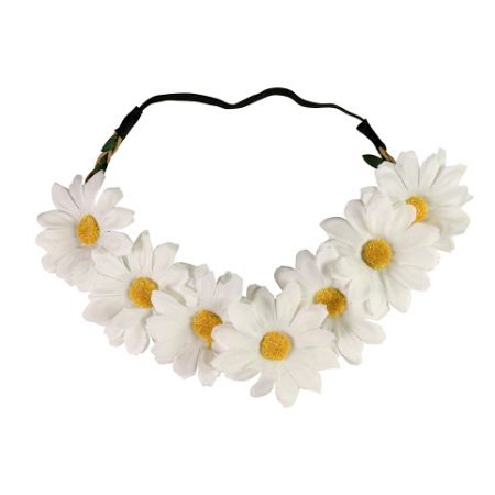 Čelenka Kopretina (karnevalový-hippies-doplněk)