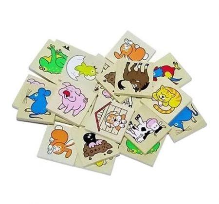 Pexeso zvířátka, dřevěné