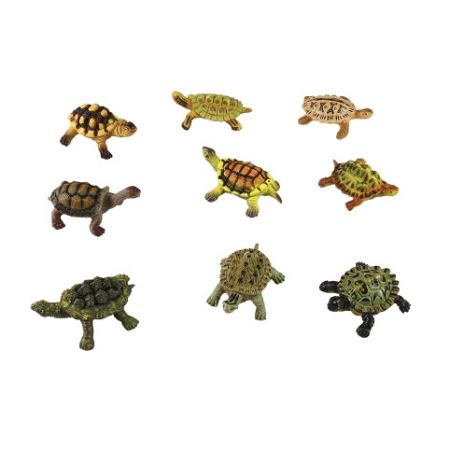 Plastové želvy 9ks v sáčku