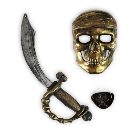Sada pirátská s maskou a příslušenstvím 3ks