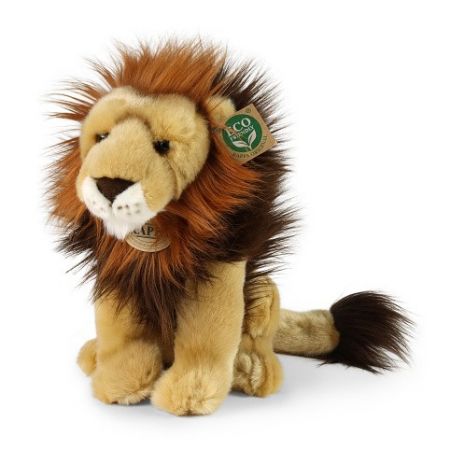 Plyšový lev sedící, 25 cm, ECO-FRIENDLY
