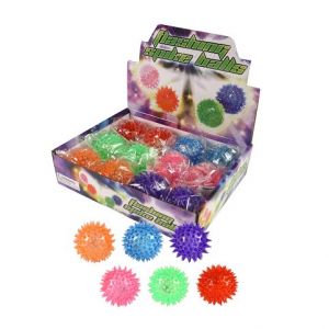 Míček s ostny se světlem, 5,5 cm