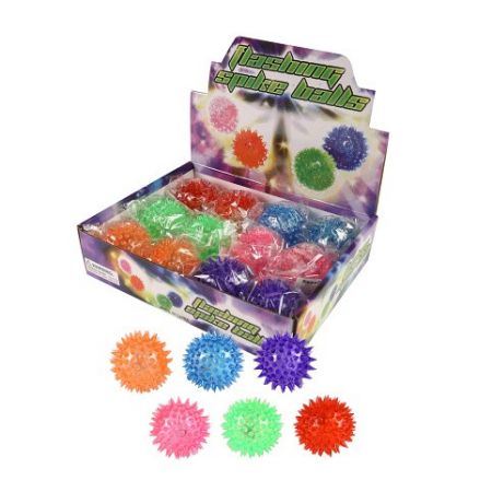 Míček s ostny se světlem, 5,5 cm