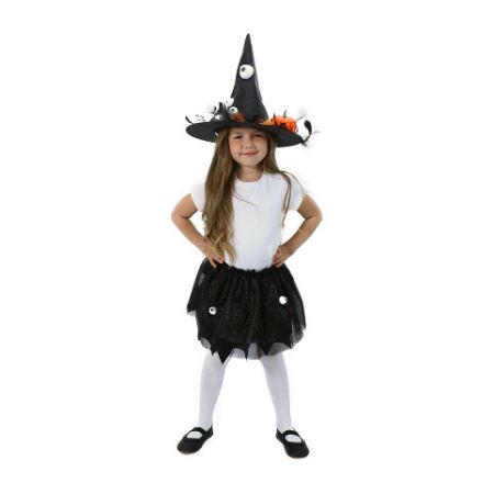 Dětský kostým tutu sukně čarodějnice / Halloween