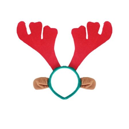 Vánoční čelenka sob s ušima