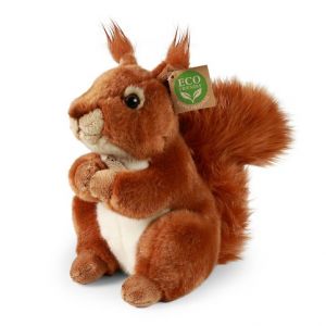 Plyšová veverka sedící 23 cm ECO-FRIENDLY
