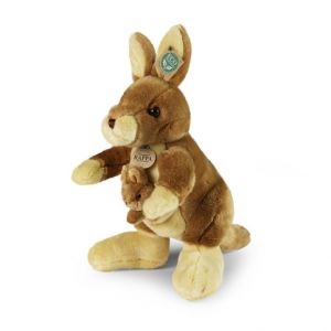 Plyšový klokan s mládětem 37 cm ECO-FRIENDLY