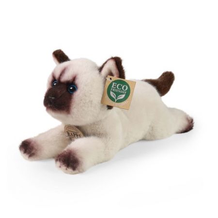 Plyšová kočka ležící himalájská 20 cm ECO-FRIENDLY