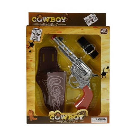 Kovbojská pistole s pouzdrem