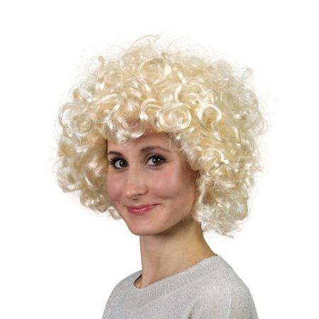 Paruka bílá (karnevalová-paruka)