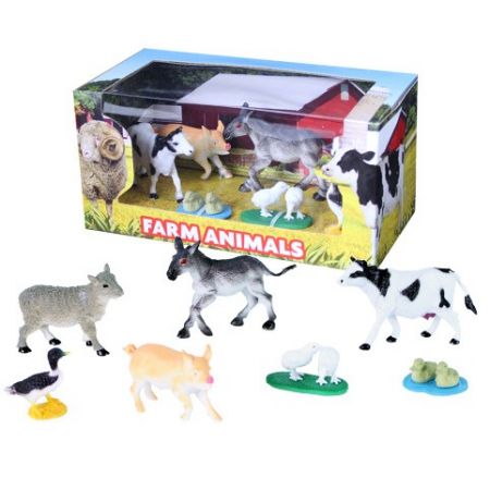 Zvířata farma 7 ks v krabici