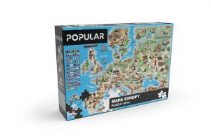 Puzzle - Mapa Evropy 160 ks - CZ
