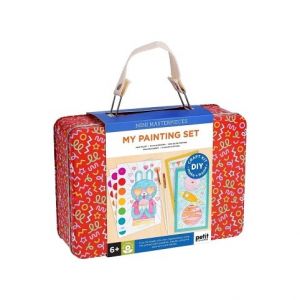 Petit Collage Kreativní kufřík červený Moje malířská sada