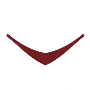 Samostatně NEPRODEJNÉ - šátek pro plyš červený tmavý