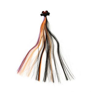 Spona s pramenem vlasů na Halloween