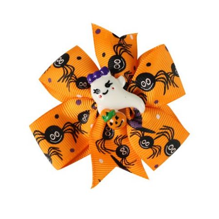 Spona do vlasů oranžová duch