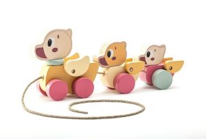 CUBIKA Pastel 15979 Tahací kačenky dřevěné