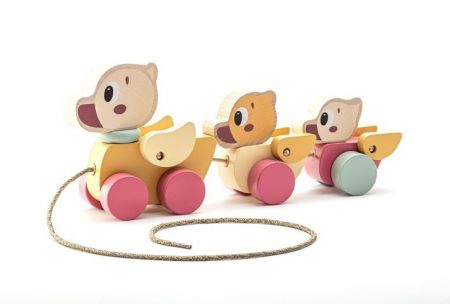 CUBIKA Pastel 15979 Tahací kačenky dřevěné