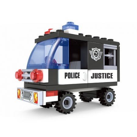 Kompatibilní stavebnice BLOXO policie auto 48 ks