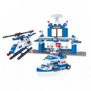 Kompatibilní stavebnice BLOXO policie stanice 370 ks