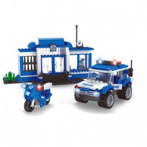 Kompatibilní stavebnice BLOXO policie stanice 194 ks